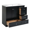 36 inch Shaker Style Free-Standing Bathroom Vanity Cabinet with Sink, 4 Soft-close Drawers and 2 Soft-close doors - 4 of 4