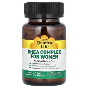 Country Life DHEA Complex for Women, 60 Vegan Capsules - 1 of 3