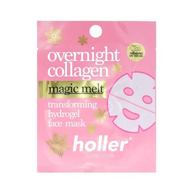 Holler and Glow No-Tox Tweakment Transforming Overnight Collagen Magic Melt Hydrogel Face Mask - 0.88oz