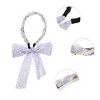 Unique Bargains Women's Satin Cross Knotted Fabric Headband 6.50"x5.71" 1 Pc - 2 of 4