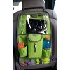 K-Cliffs Car Backseat Organizer Seat Back Storage Protection Kick Mat With IPad Tablet Holder Bottle Pocket - 3 of 4