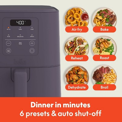 Plum Ceramic Nonstick 4 Quart Electric Air Fryer