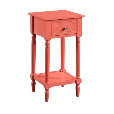 Breighton Home Provencal Countryside Mia Petite Accent Table with Drawer and Shelves