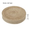 Unique Bargains DIY Crafts Party Decoration Soft Burlap Fabric Wired Ribbon - 2 of 4