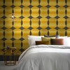 Tramonto Acacia Yellow Geometric Paste the Wall Wallpaper - image 2 of 4