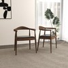 Vynxaria Black Mid-Century Dining Chairs for Versatile Spaces - 3 of 4