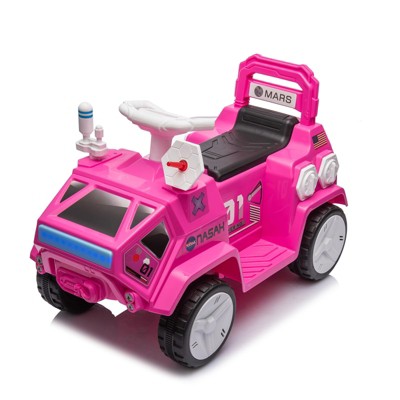 Kids Ride On Car, Powerful Ride-On Toy,Toddlers Electric Ride On Car with Radar Rocket Sound, Flash Lights, Ride on Toy for Kids