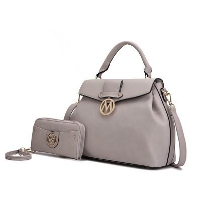 MKF Collection Aurora Women's Satchel bag with Wallet by Mia k