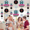 Big Dot of Happiness 50's Sock Hop - 1950s Rock N Roll Party DIY Dangler Backdrop - Hanging Vertical Decorations - 30 Pieces - 3 of 4