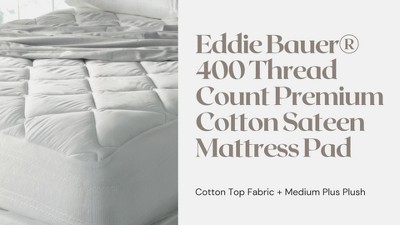 Twin XL White Down Alternative Waterproof Mattress Pad
