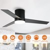 Parrot Uncle 48" Modern LED Flush Mount Ceiling Fan with Light and Remote - 2 of 4