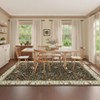 Washable Area Rugs Floral Print Accent Carpet with Non-Slip Backing, Stain-Resistant Farmhouse Floor Cover, Soft Low Pile Indoor Mat - 3 of 4