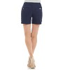 Rekucci Women’s Pull-On Stretch Dress Shorts with Pockets – Stylish & Comfortable Summer Essential - 3 of 4