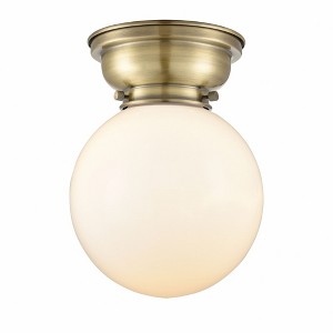 Beacon - 1 Light Flush Mount In Industrial Style-9.15 Inches Tall and 8 Inches Wide - 1 of 1