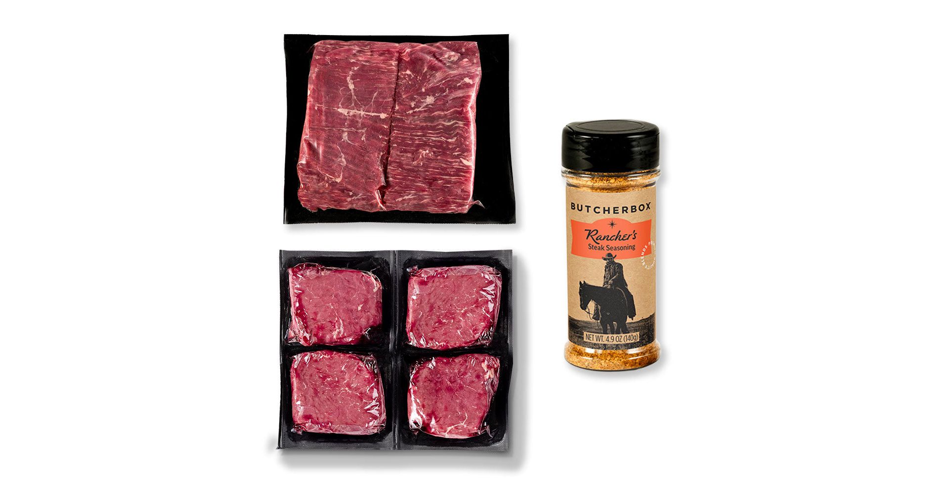 ButcherBox - 100% Grass-fed Beef Steakhouse Duo - Frozen - 3.56 lbs