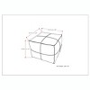 NicBex Square Pouf Ottoman Soft Footstool for Lounge Area, Bedroom, Dark Brown - 2 of 4