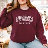Simply Sage Market Embroidered Sweater Weather Sweatshirt - 2 of 4