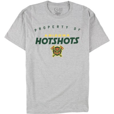 G-III Sports Mens Arizona Hotshots Graphic T-Shirt, Grey, Medium