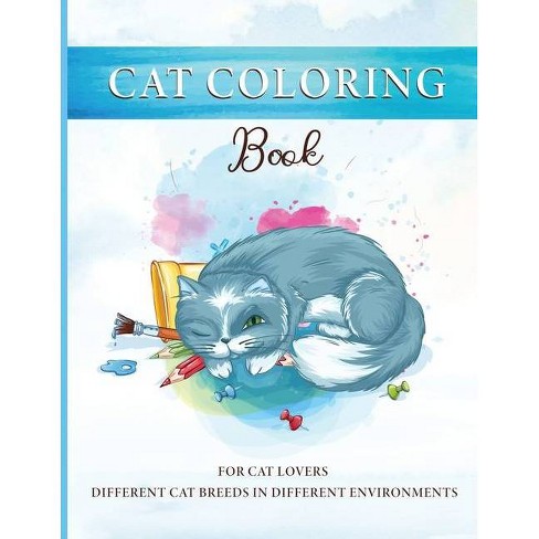 Download Cat Coloring Book By Sharon Campbell Paperback Target