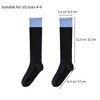 Anna-Kaci 2-Pair Knee High Grip Bottom Socks with Ribbed Knit Design and Cushioned Comfort for Yoga, Pilates, and Dance - 3 of 3