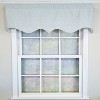 RLF Home 100% Cotton Seersucker Regal With Poly/Cotton Ivory lining Rod Pocket Valance 50" x 16" Blue - 2 of 4