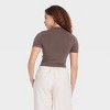 Women's Slim Fit Short Sleeve Seamless Baby T-Shirt - A New Day™ - 2 of 4