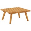 vidaXL Patio Footstool with Cushion 23.6 in.x23.6 in.x11.4 in. Solid Acacia Wood - 4 of 4