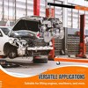 2 Ton Folding Hydraulic Engine Hoist, 4400 Lbs Heavy Duty Cherry Picker Shop Crane, Engine Lift with Telescopic Boom & 6 Casters - 2 of 4