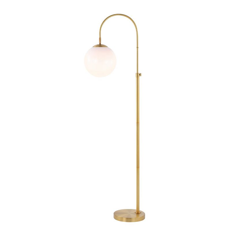 Hamil 55-62" Floor Lamp - Brass Gold - Safavieh., 3 of 5