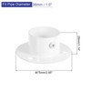 Unique Bargains Wall Mount Pole Sockets Flange Holder Closet Curtain Rod Bracket 4 Pcs - 2 of 4