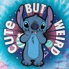 Disney Lilo & Stitch Blanket Cute But Weird Tie Dye Micro Raschel Throw 60"x45" Multicolored - 3 of 4