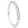 Pompeii3 1/4Ct Baguette & Round Diamond Wedding Ring Stackable Band 14k Gold Lab Created - 2 of 4