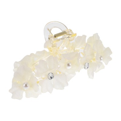 Unique Bargains Women's Butterfly Flower Hair Clips 5.91"x2.76"x3.15" 1 Pc