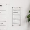 Acrylic To Do List Wall Board Dry Erase Planner 13 Inch Home Workspace Organizer By Melrose - 2 of 3
