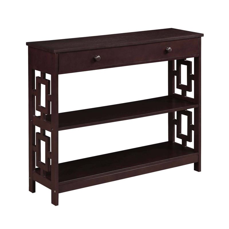 Town Square 1 Drawer Console Table with Shelves - Breighton Home, 1 of 8