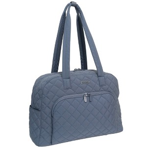 Ellen Tracy 20 Inch Diamond Nylon Quilted Travel Duffel - 1 of 4