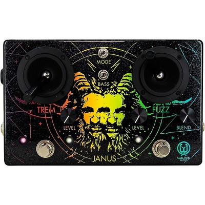 Walrus Audio Janus Fuzz/Tremolo with Joystick Control Anniversary Edition (Black/Rainbow) Effects Pedal Black