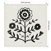 Amanti Art Garden Folk Flowers I Black by Farida Zaman Canvas Wall Art Print Framed 22 x 22-in. - 4 of 4
