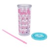 Silver Buffalo Peppa Pig Expressions 20-Ounce Carnival Cup With Lid and Straw - 3 of 4
