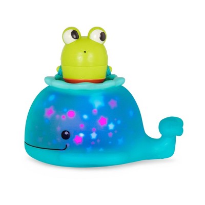 Land of B. Frog & Whale Bath Toy Set - Glow & Splash