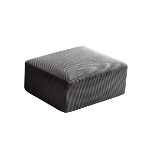 Kumasinova Single Cloud Couch Ottoman,39" x 31" Soft Corduroy Fabric Ottoman for Sectional Sofas,High-Resilience Foam Filled Design - 1 of 4