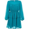VENUS Womens Sheer Beauty Mini Dress - 3 of 4