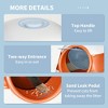 Whisen Foldable Enclosed Cat Litter Box with Lid, Air Freshener, Scoop, Grate Mat, High-Edge Tray - 4 of 4