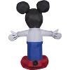 Gemmy Airblown Inflatable Patriotic Mickey Mouse, 3.5 ft Tall, White - 4 of 4
