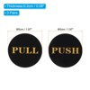 Unique Bargains Acrylic Self-Adhesive Decor Business Push Pull Door Signs 3 Pairs - 2 of 4