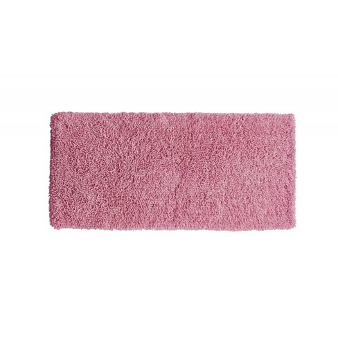 Home Weavers Inc Modesto Collection Pink Cotton 2 Piece Bath Rug Set