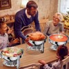 Anycoo 5.5QT Chafing Dishes for Buffet with Lid, Stainless Steel Buffet Servers and Warmers for Party Wedding Family Gathering, 2/4/6 Packs - 2 of 4