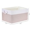 Unique Bargains Fabric Collapsible Spacious Capacity Easy to Clean Storage Bins - 4 of 4