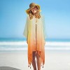 Nicole Miller New York Women's Beach Coverup with 2 Straw Sun Hats - 4 of 4