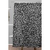 Iveta Abolina La Jardin Noir I Shower Curtain Black - Deny Designs: Abstract Pattern, Polyester, Machine Washable - 2 of 4